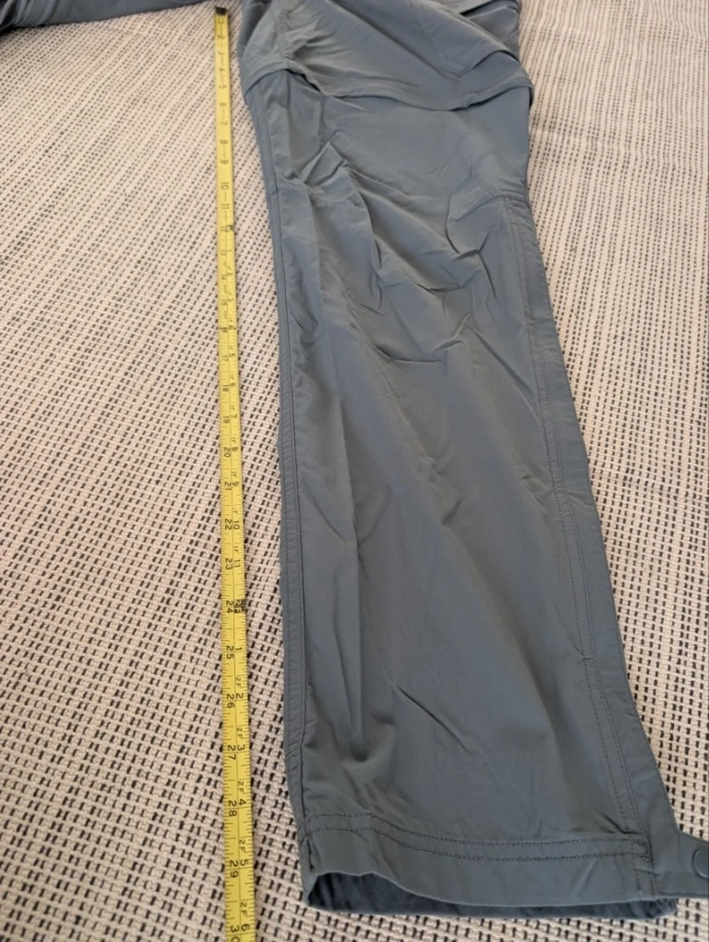 REI Sahara Convertible Pants in Slate Blue/Gray - Picture 4 of 6